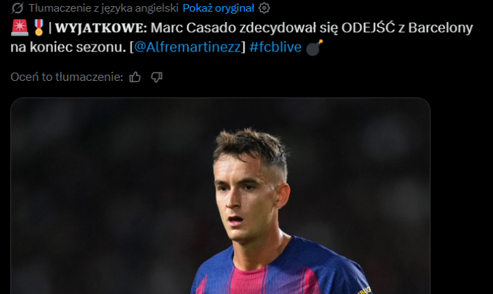 Ten piłkarz zdecydował się ODEJŚĆ z Barcelony po sezonie!